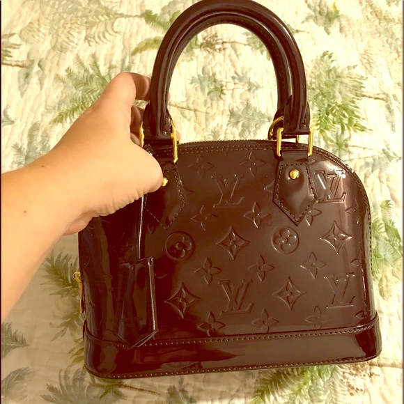 Sold 💕💕💕Louis Vuitton Alma BB amarante - Picture 2 of 6